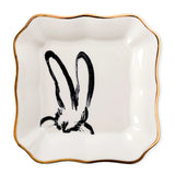 HUNT SLONEM - Bunny Portrait Plates - Assorted Colours