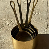 Brass Artisan Measuring Cups - Set of 4