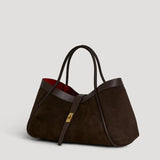 Mayfair Bag - Dark Brown Suede