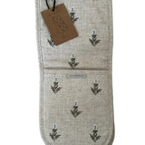 Linen Double Oven Mitt