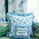 Needlepoint Pillow - Feeling Nauti