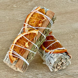 Autumn White Sage Sticks - with Rosemary, Orange and Cinnamon