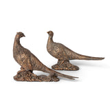 Pair of Bronze Pheasants