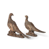 Pair of Bronze Pheasants