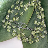 Peridot Long Layering Necklace