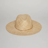 Hat - Natural with Gold Chain