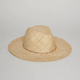 Hat - Natural with Gold Chain