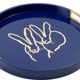 HUNT SLONEM Bunny Tray