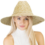 Wheat Straw Lifeguard Hat