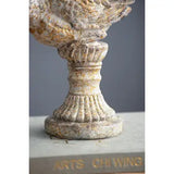 Vintage White Pheasant Sculpture