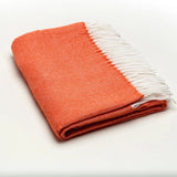 Herringbone Italian Fringed Throw