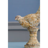 Vintage White Pheasant Sculpture