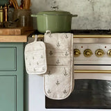 Linen Double Oven Mitt