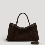 Mayfair Bag - Dark Brown Suede