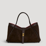 Mayfair Bag - Dark Brown Suede
