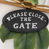 SIGN - Please Close The Gate